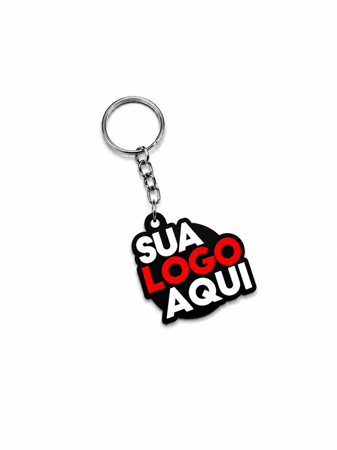 Chaveiro de silicone personalizado